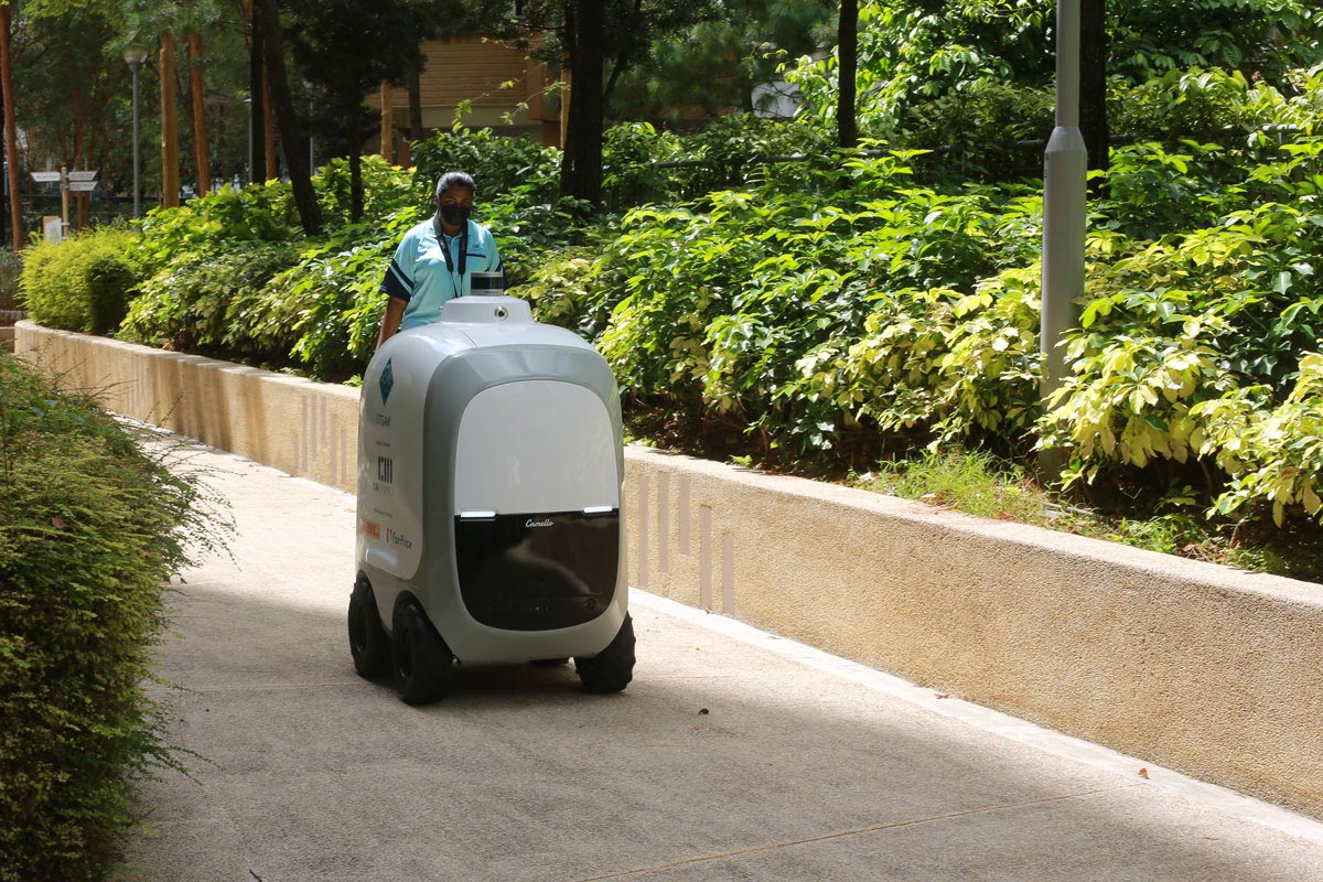 Activ&nbsp;OTSAW 與 foodpanda (美食速遞平臺) 合作，使用自動配送推動未來配送模式的發(fā)展